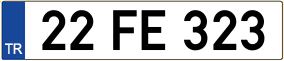 Truck License Plate
